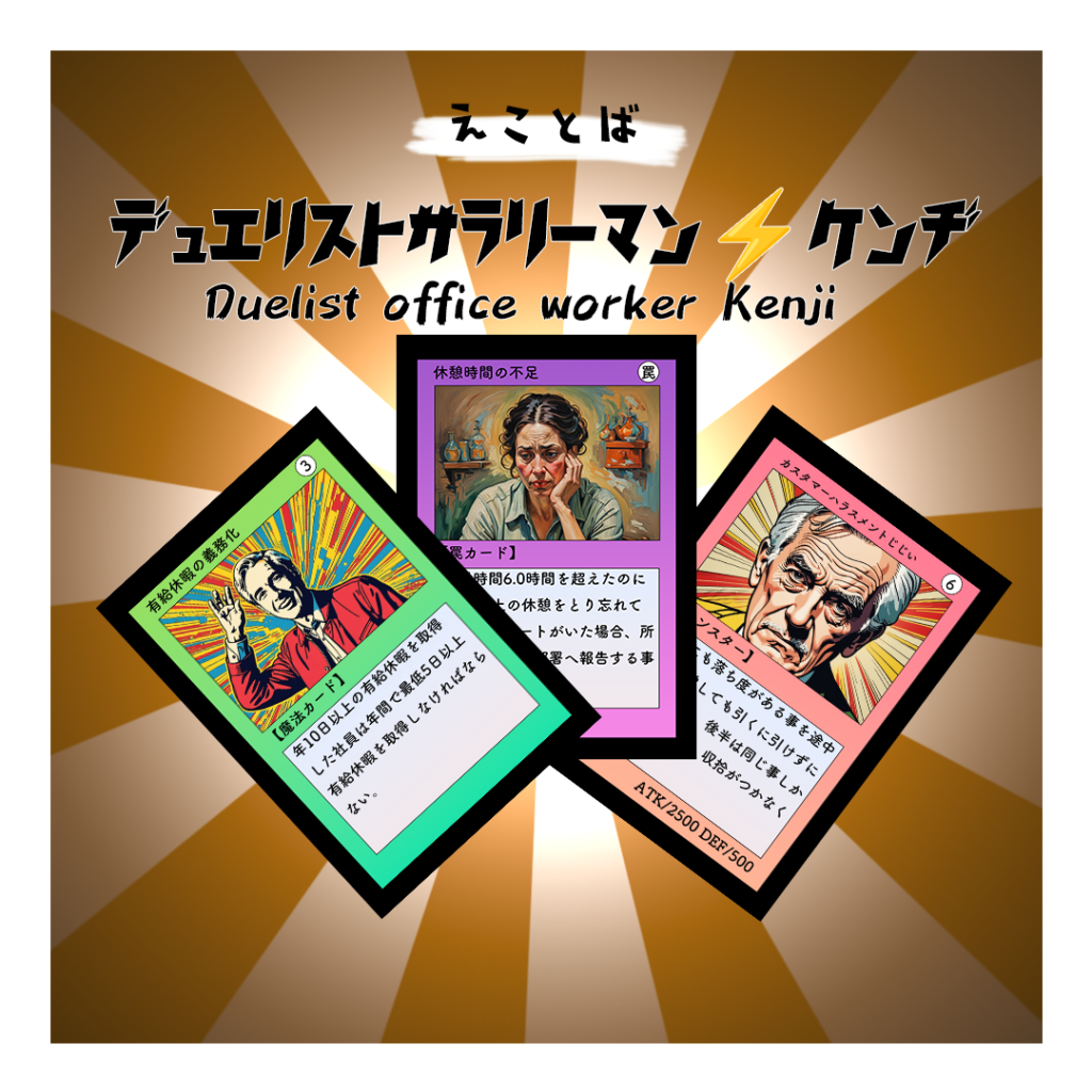 えことば　デュエリストサラリーマンケンヂ