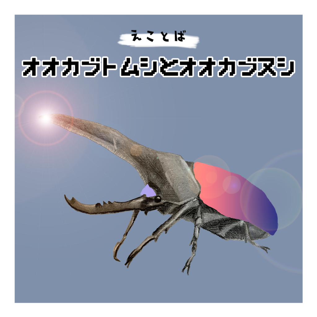 えことば　オオカブトムシとオオカブヌシ　サムネイル画像
